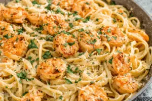 Garlic Butter Shrimp Pasta