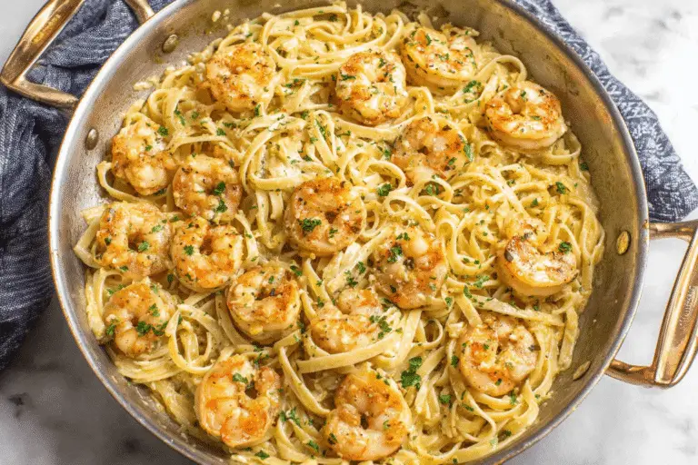 Garlic Butter Shrimp Pasta Recipe