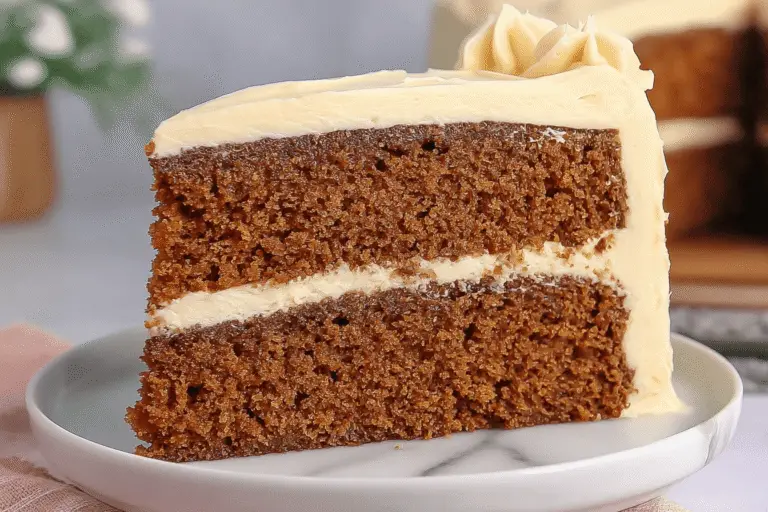 Gingerbread Cake with Spiced Cream Cheese Frosting Recipe