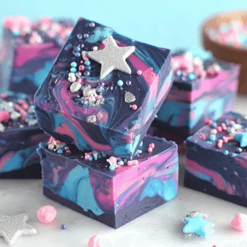 Halloween Midnight Galaxy Fudge Recipe