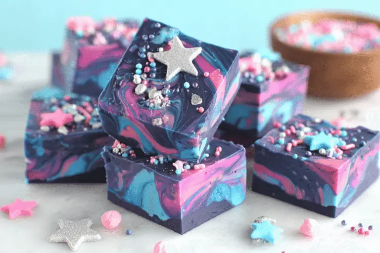 Halloween Midnight Galaxy Fudge Recipe