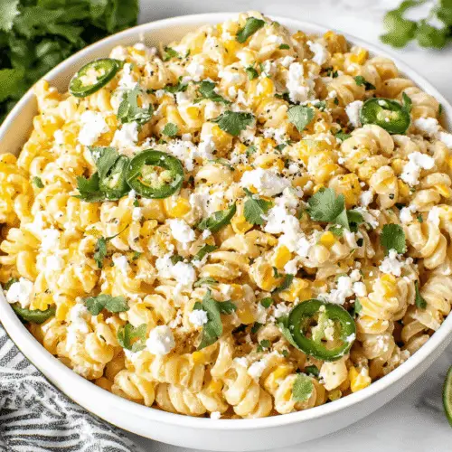 Healthy Street Corn Pasta Salad Recipe