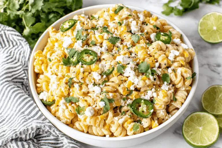 Healthy Street Corn Pasta Salad Recipe