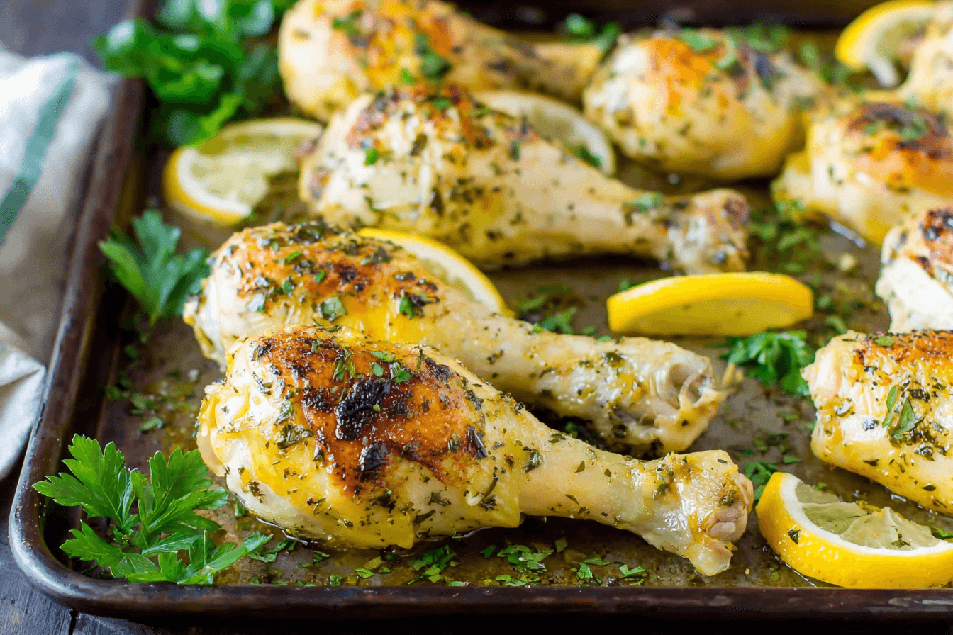 Herb Baked Chicken Drumsticks Recipe