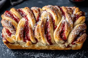 Homemade Raspberry Swirl Bread
