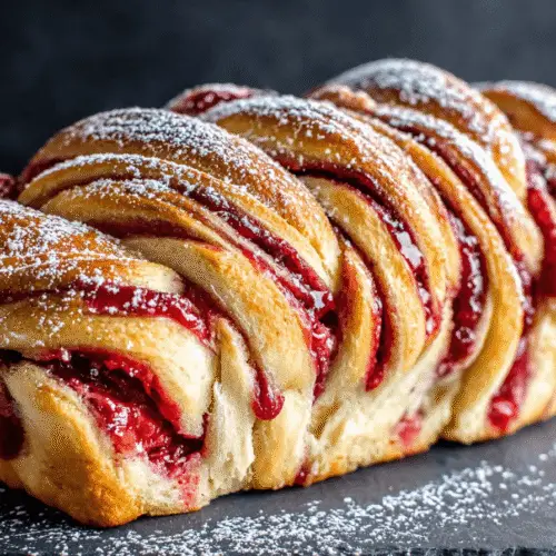 Homemade Raspberry Swirl Bread Recipe