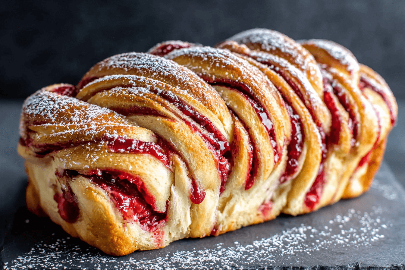 Homemade Raspberry Swirl Bread Recipe