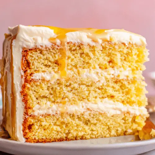 Honey Cornbread Cake with Honey Butter Frosting Recipe