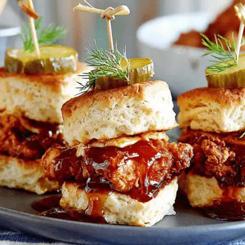 Hot Honey Chicken Biscuits Recipe