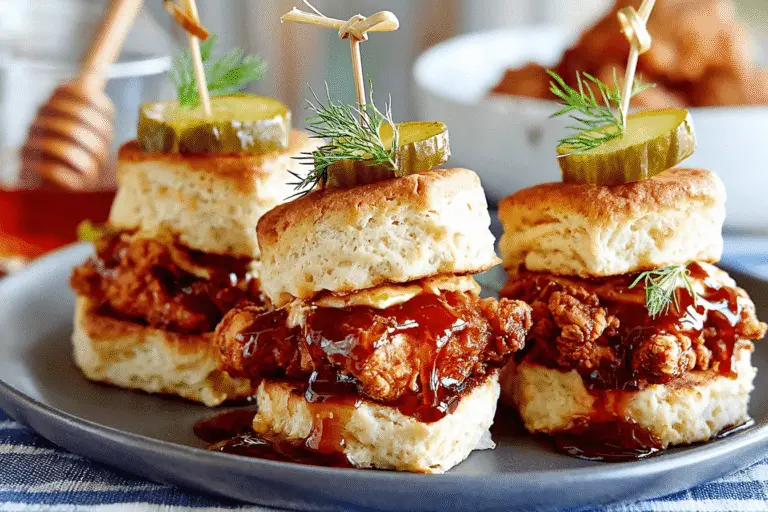 Hot Honey Chicken Biscuits Recipe