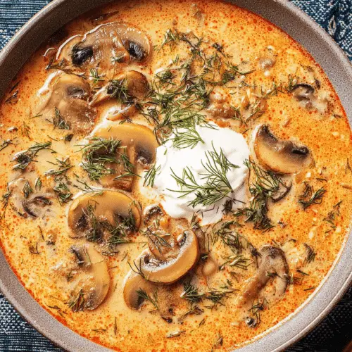 Hungarian Mushroom Soup Recipe