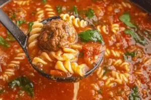Italian Meatball Soup
