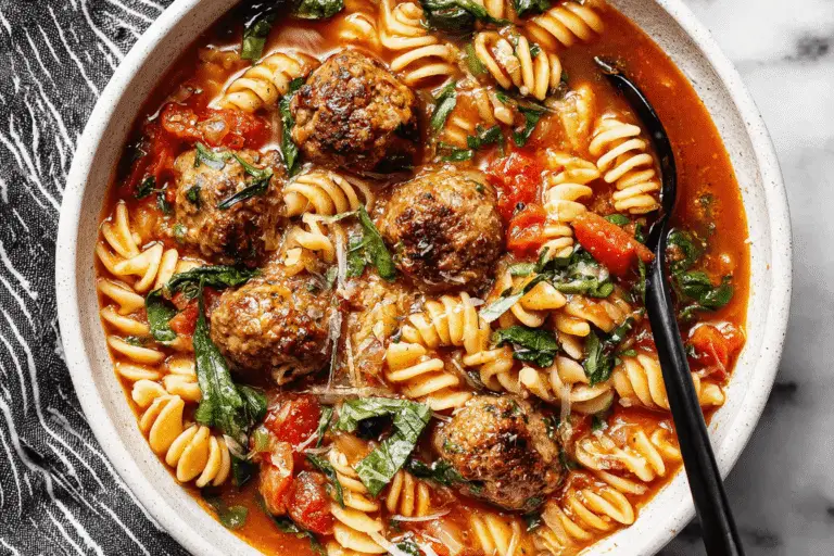 Italian Meatball Soup Recipe