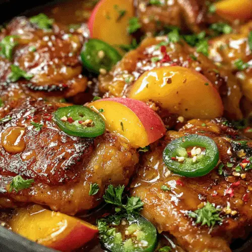 Jalapeno Peach Chicken Recipe