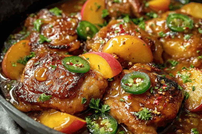 Jalapeno Peach Chicken Recipe