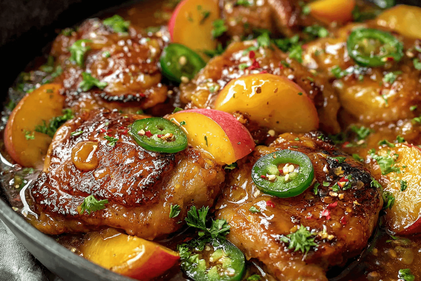 Jalapeno Peach Chicken Recipe
