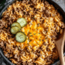One-Pot Cheeseburger Orzo Skillet Recipe