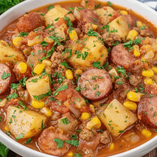 One Pot Cowboy Stew Recipe