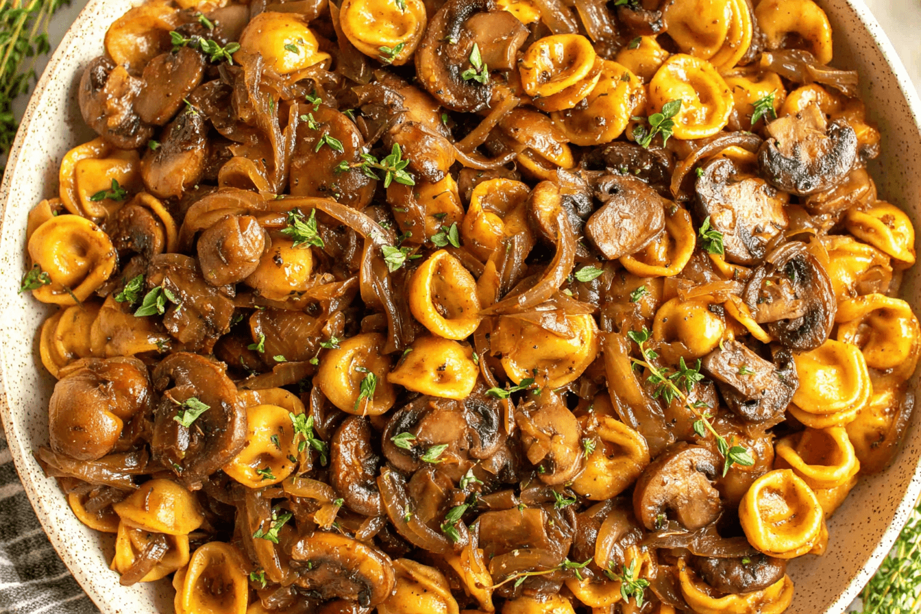 One Pot French Onion Pasta Recipe