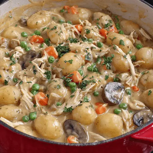 One Pot Gnocchi Chicken Pot Pie Recipe