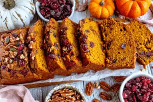 Pumpkin Cranberry Bread