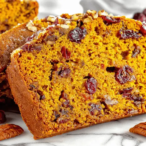 Pumpkin Cranberry Bread Recipe