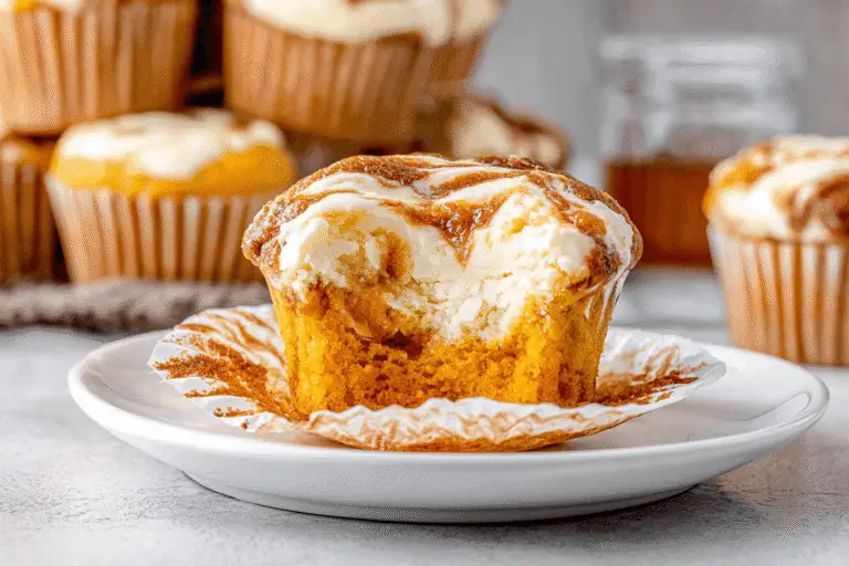 Pumpkin Cream Cheese Swirl Muffins Recipe