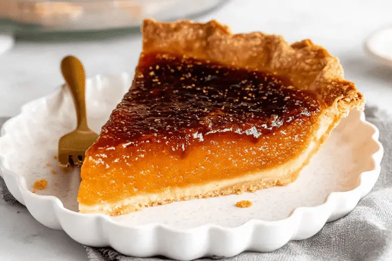 Pumpkin Maple Brûlée Pie Recipe