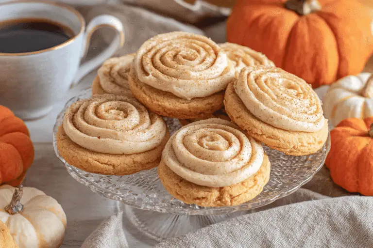 Pumpkin Spice Sugar Cookies with Cinnamon Frosting Recipe