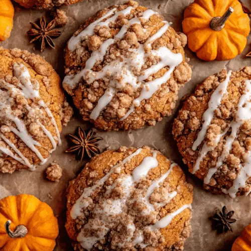 Pumpkin Streusel Cookies Recipe