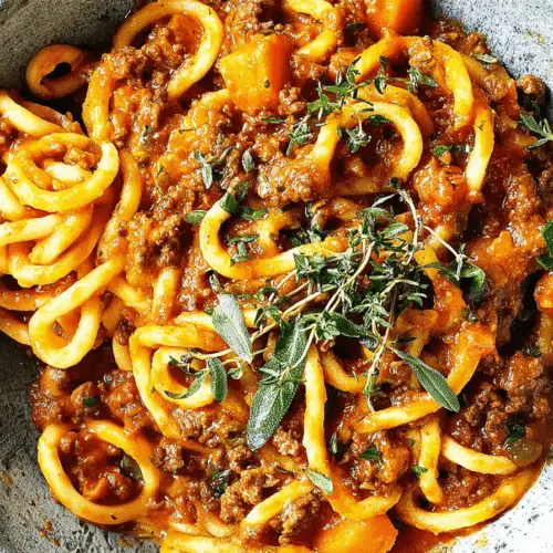 Pumpkin and Beef Bolognese Recipe