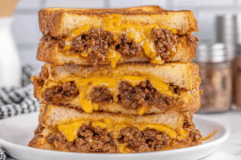 Sloppy Joe Grilled Cheese Sandwiches Recipe
