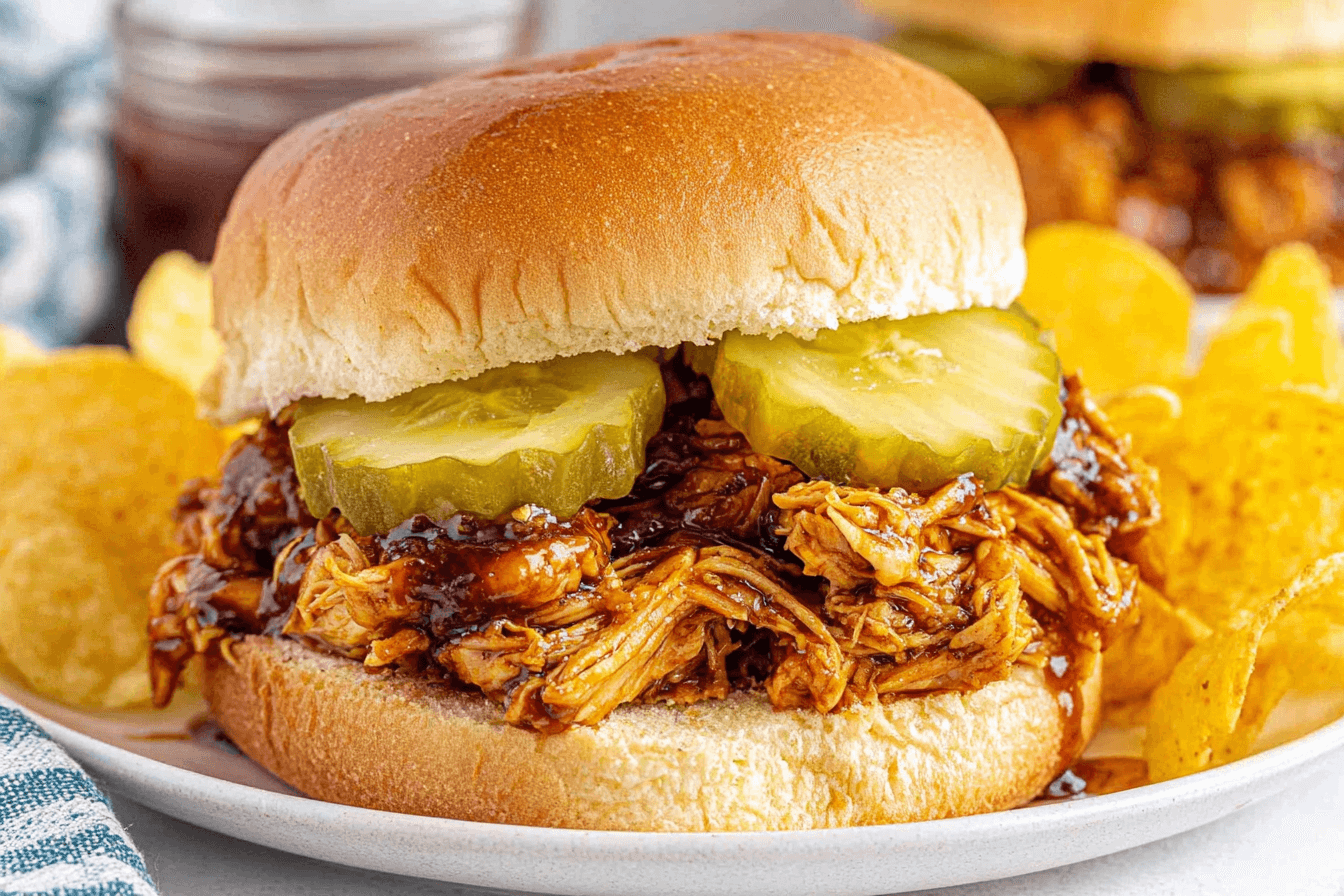 Slow Cooker Hot Honey Chicken Sandwiches Recipe