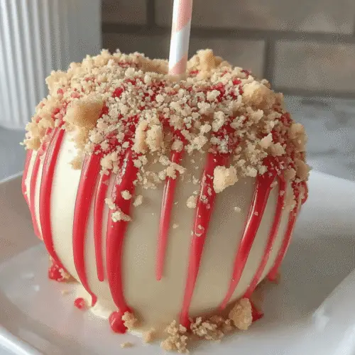 Strawberry Shortcake Candy Apples Recipe