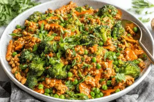 Teriyaki Ground Turkey Stir-Fry