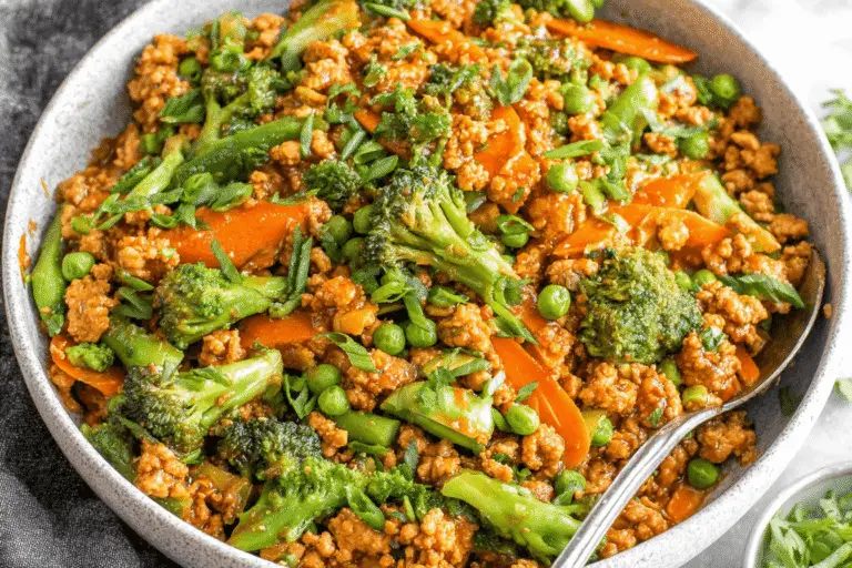 Teriyaki Ground Turkey Stir-Fry Recipe