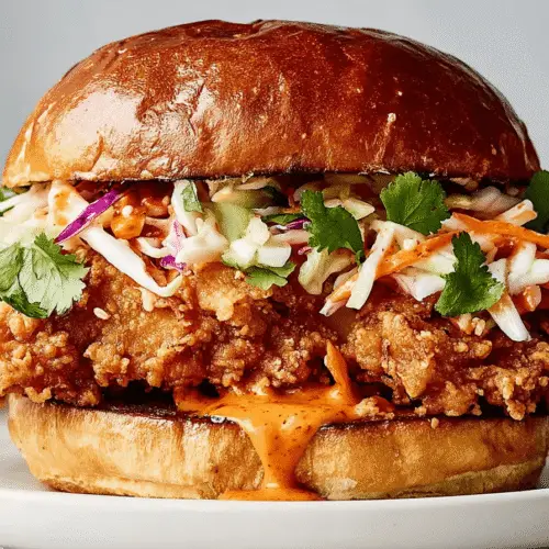Thai Fried Chicken Sandwich Recipe