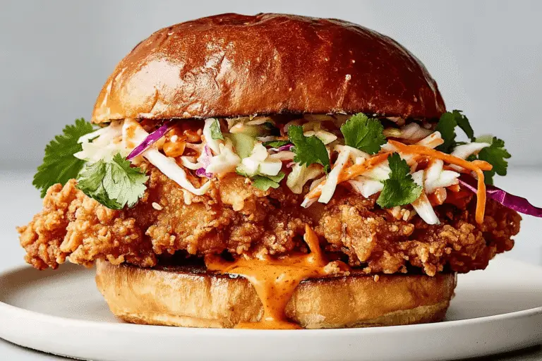 Thai Fried Chicken Sandwich Recipe