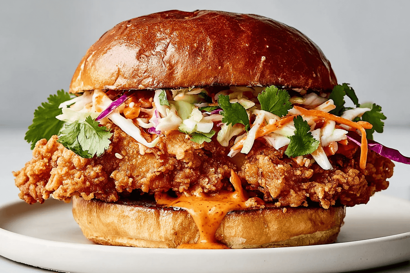 Thai Fried Chicken Sandwich Recipe