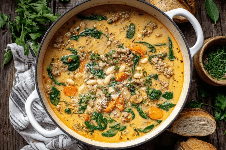 Tuscan White Bean Soup Recipe