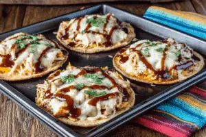 BBQ Chicken Tostadas