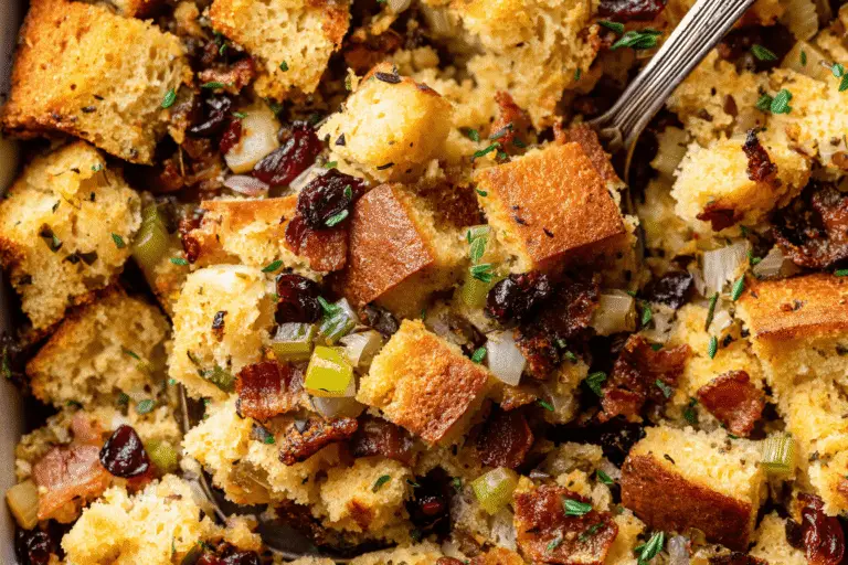Bacon Cornbread Stuffing Recipe