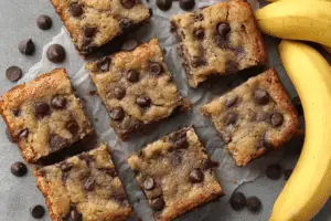 Banana Chocolate Chip Bars