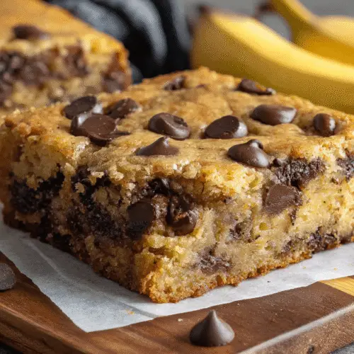 Banana Chocolate Chip Bars Recipe