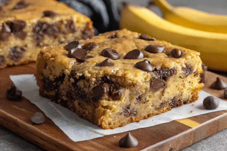 Banana Chocolate Chip Bars Recipe