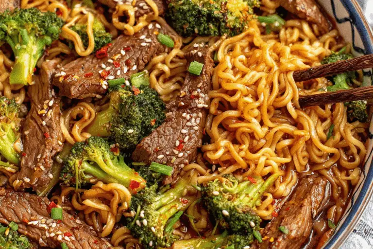 Beef And Broccoli Ramen Stir Fry Recipe