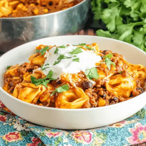 Beef Enchilada Tortellini Recipe