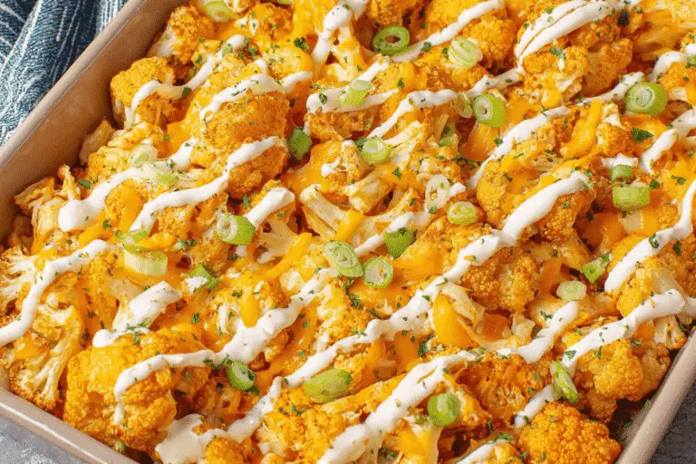Buffalo Chicken Cauliflower Casserole Recipe