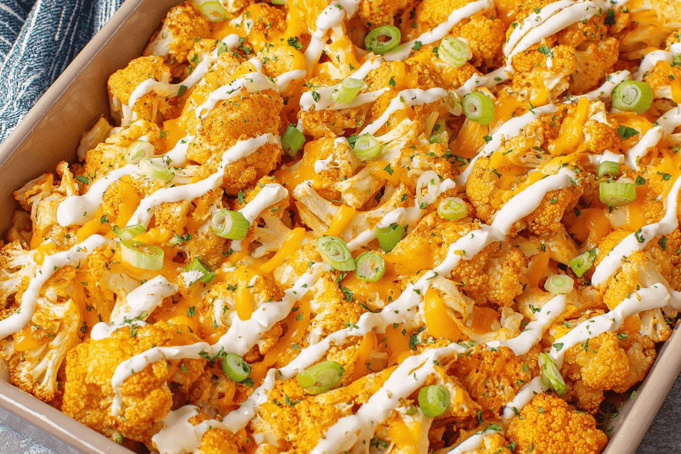 Buffalo Chicken Cauliflower Casserole Recipe