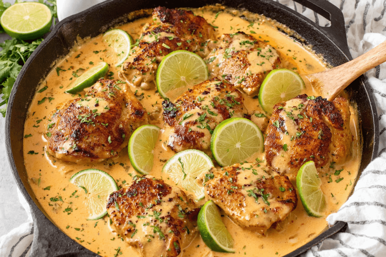 Cajun Chicken in Creamy Sauce Recipe